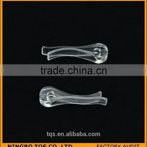 U-shape Without Teeth Garment Accessory Transparent Plastic Clips for Packing thumbnail-3