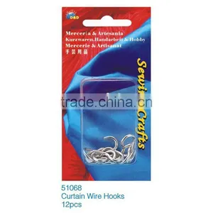 D&D Metal Curtain Wire Hooks In Durable Case thumbnail-1