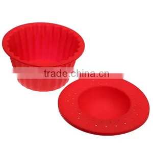 2016 New 3 Pake Silicone Big Top Cupcake Bake Set Baking Mold Mould thumbnail-3