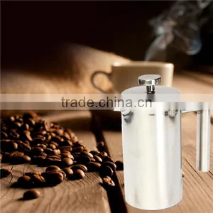 350ml Doublewall Stainless Steel Coffee Plunger French Press Tea Maker thumbnail-1