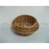 Dark Brown Rattan Bread Basket thumbnail-1