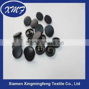 Wholesale Black Plastic Snap Button With Metal Shank thumbnail-3