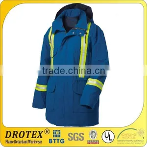 Aramid Coverall Fire Retardant Clothing Parka Inherently FR Fabric Anti-Static Clothing thumbnail-1