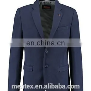 Men's Oxford Blue Picque Casual Blazer thumbnail-1