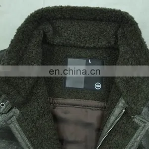 2015 Lastest Fashion Mens Handsome Long Green Leather Jacket thumbnail-4