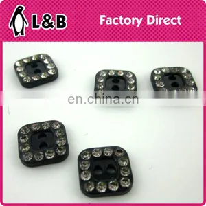 20L Decorative Plastic Clothing Button Rhinestone Crystal Button thumbnail-4
