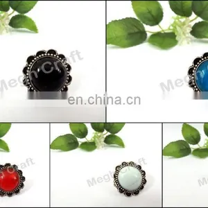 Banjara Boho Gypsy Ring - Indian Ethnic BANJARA Rings- Vintage Handmade Ring thumbnail-1