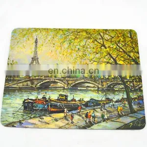 Business Gift White Eva Backing Plastic Surface Mouse Pads Custom Images thumbnail-4