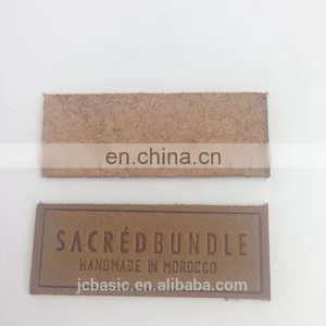Custom High Quality Jacket Embossed Denim Leather Patch Labels thumbnail-2