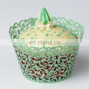 Cupcake Wrappers Filigree Vine Cake Wraps Wedding Birthday Decorating thumbnail-2