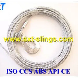Galvanized Steel Wire Rope Slings Exporter 6*49SWS+IWR thumbnail-1