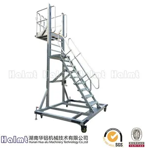 Aluminum Adjustable Platform Ladder for Industry thumbnail-4