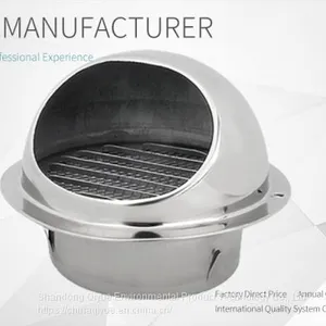 Stainless Steel Wall Air Vent Bathroom Extractor Outlet Grille Louvres thumbnail-2