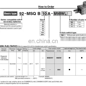 SMC Cylinder MSQB20A thumbnail-3