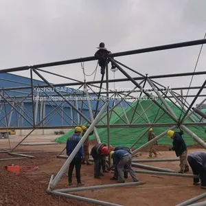 Jiangsu Xu Gang Group New 4# 5# Space Frame Structure Environmental Protection Shed Project thumbnail-1