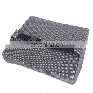 Hot Sale Grey Memory Pillows Soft Sleep Pillow Car Waist Cushion Memory Foam Pillow for Travel Sleeping thumbnail-3