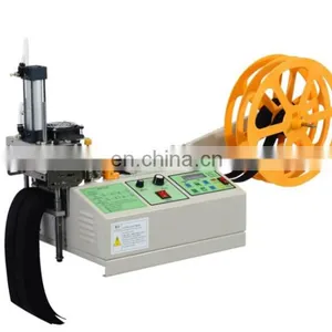Computer Fabric Strip Ribbon Webbing Zipper Cutting Machine Hot Knife Webbing Ribbon Cutting Width 1-95mm thumbnail-2