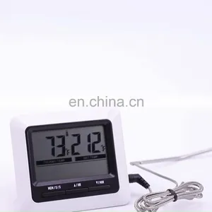 ABS Gray Household Kitchen Direct Measuring Digital Stainless Steel Food Safe Thermometer thumbnail-1