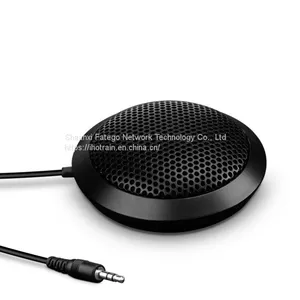 Desktop USB Hotrain FX108 Omnidirectional 360 Degree Voice Pickup Electric Condenser Microphone Speakerphone For Meeting, Online Class, Voice Record, Interview thumbnail-1
