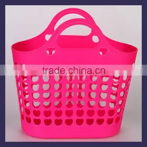 Round Plastic Laundry Basket thumbnail-1
