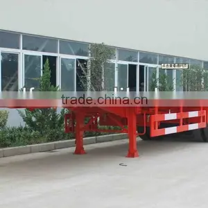 Low Bed Semi Trailer/flatbed Semi Trailers for Sale thumbnail-1