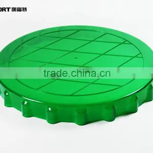 Green Beer Lid Shape Plastic Tray thumbnail-3