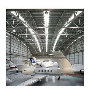 Customized Dimension Long Span Steel Space Frame Airplane Prefabricated Hangar thumbnail-5
