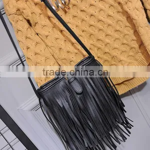 C88891A Hot Sale Ladies Chain Fringe Shoulder Bag Tassels Chain Bags thumbnail-4