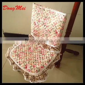 Cotton Chair Cloth Flower 100% Cotton Chair Cover Hotel Chair Cover, Living Room Table Cover thumbnail-2
