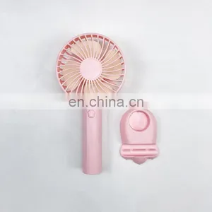 2021 New USB Desk Battery Rechargeable Handheld Portable Mini Fan For Office Travel thumbnail-2