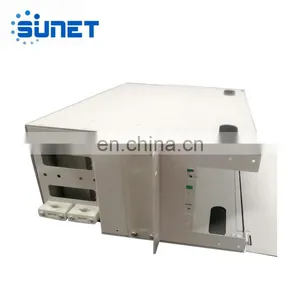 Fiber Optic Terminal Sc LC FC ST 12 24 48 PORT Rack Mount ODF Patch Panel 19inch Empty/Full Load Optical Distribution Frame thumbnail-2