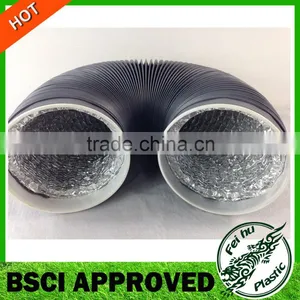 Heat Resistant Aluminum Air Duct Hose Air Flexible Ventilation Hose Pipe thumbnail-1