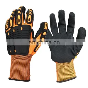 TPR Mechanical Protection Industrial Cut Resistant Safety Hand Anti Impact Resistant Work Gloves thumbnail-1