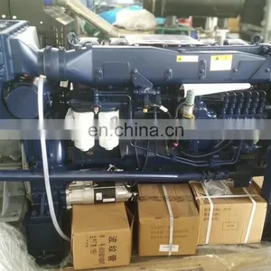 BRAND NEW 6 Cylinder 327hp/1800rpm Water Cooled Weichai Diesel Marine Engine WD12C327-18 thumbnail-2