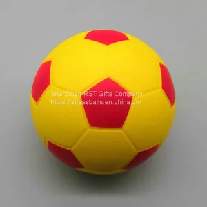 Hot Sale Factory Supply 6.3cm Football Anti Stress Ball for Kids and Adults pu Foam Ball thumbnail-1