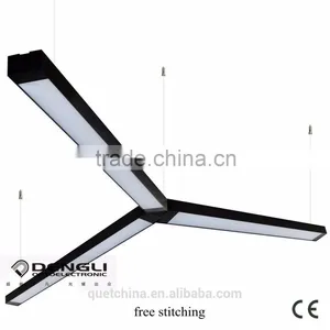 1200*88mm Office Pendant Lamp Interior Commercial Lighting Library Pendant Lights Industrial Pendant Light Black Housing thumbnail-4