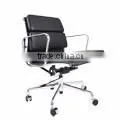 Master Desingn Black Leather Office Chair thumbnail-1