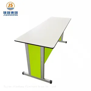 JS Teacher Office Table Set Small Modern Office School Teacher Desk With Hpl Mdf Top thumbnail-4