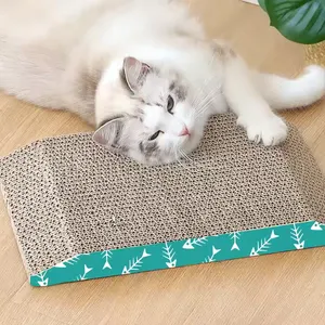 MEOW LOVE Cat Scraper Board Side Cat Scraper Pad After Cat Scraper Design Triangle thumbnail-4