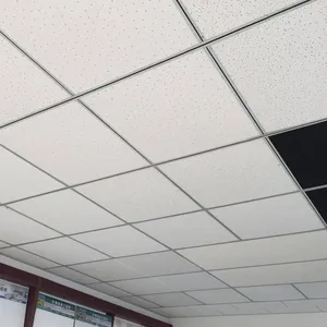 Acoustic Mineral Wool Panel 8mm 10mm Pin Hole Mineral Fibre Ceiling Class Room thumbnail-3