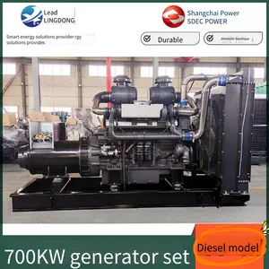 Hunan Shangchai Electronic Control Unit Pump Power 700kw Diesel Generator Set, Engineering Emergency Power Supply thumbnail-3