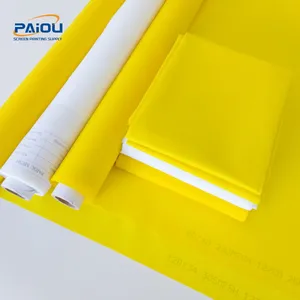 Dpp Polyester Mesh Screen Printing Mesh 165 Width White and Yellow thumbnail-5