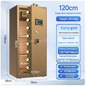 Heavy Duty Security Digital Safe With Password and Key Override | 70cm Commercial Electronic Safe | for Furniture Mounting thumbnail-5