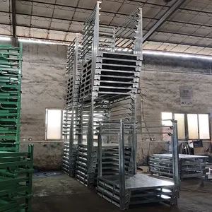 Galvanized Metal Stacking Frame Stable Structure for Pallet Cargo Stacking thumbnail-1