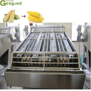 Wholesale Price Sweet Corn Deep Processing Production Line Corn Cutting and Peeling Machine for Selling thumbnail-1