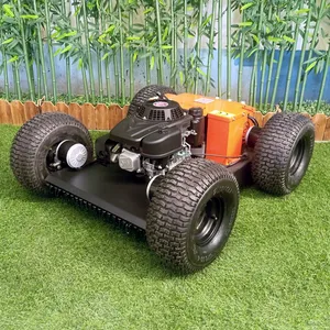 Vigorun Grass Cutting Machine High-Speed (6 Km/h) Wheeled Lawn Mower for Tea & Coffee Plantations thumbnail-1
