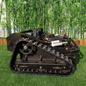 Lawn Mower Control, Dual-Channel Servo Control Remote Control Crawler Lawn Mower for Hillsides Vigorun VTLM600 thumbnail-3