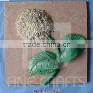 Polyresin Flower Art Wall Decoration thumbnail-1