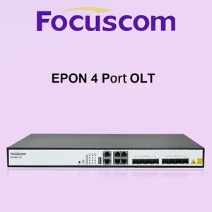 4 Port EPON OLT Pizza Box, Carrier-Grade L3 Managed Optical Line Terminal With 4*10G SFP+ Uplinks GEPON OLT EP5800-04 thumbnail-1