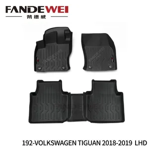 Use for VOLKSWAGEN TIGUAN Odorles 3D Car Floor Mat Luxury Carpet Easy to Clean Anti-slip Makers Custom All Weather Zero Formaldehyde Waterproof thumbnail-2